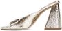 Sacha Dames Gouden metallic muiltjes met hak - Thumbnail 3