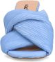 Sacha Dames Blauwe muiltjes met hak - Thumbnail 4