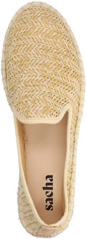 Sacha raffia espadrilles beige