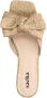 Sacha Dames Beige raffia slippers met strik - Thumbnail 3