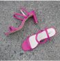 Sacha Dames Roze sandalen met rechte hak - Thumbnail 2