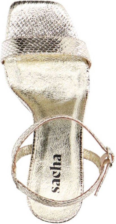 Sacha sandalettes goud