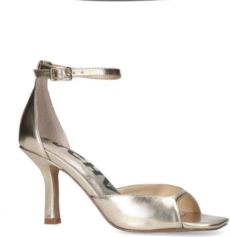 Sacha sandalettes goud metallic