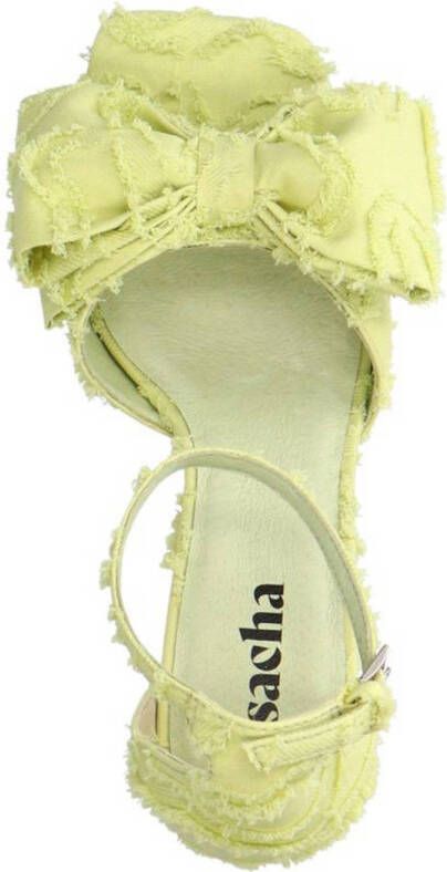 Sacha sandalettes limegroen