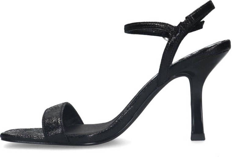 Sacha sandalettes met glitters zwart