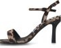 Sacha sandalettes met panterprint beige donkerbruin - Thumbnail 4