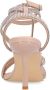 Sacha Dames Beige strass sandalen met hak - Thumbnail 4