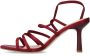 Sacha Dames Rode sandalen met hak - Thumbnail 4