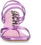 Sacha Dames Roze metallic hak sandalen met bandjes - Thumbnail 3