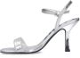 Sacha Dames Zilveren metallic sandalen met hak - Thumbnail 2