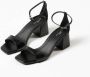 Sacha Dames Zwarte sandalen met hak - Thumbnail 2