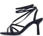 Sacha Dames Zwarte sandalen met hak - Thumbnail 3