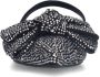 Sacha Dames Zwarte strass slingbacks met strik - Thumbnail 2