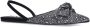 Sacha Dames Zwarte strass slingbacks met strik - Thumbnail 3