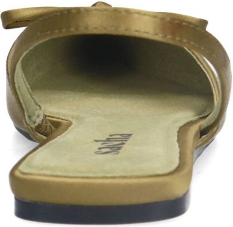 Sacha slingback loafers zwart