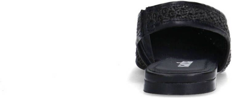 Sacha slingback loafers zwart