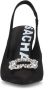 Sacha Dames Zwarte slingback pumps met strass - Thumbnail 3