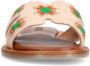 Sacha Dames Beige slippers met bloemen embroidery - Thumbnail 3
