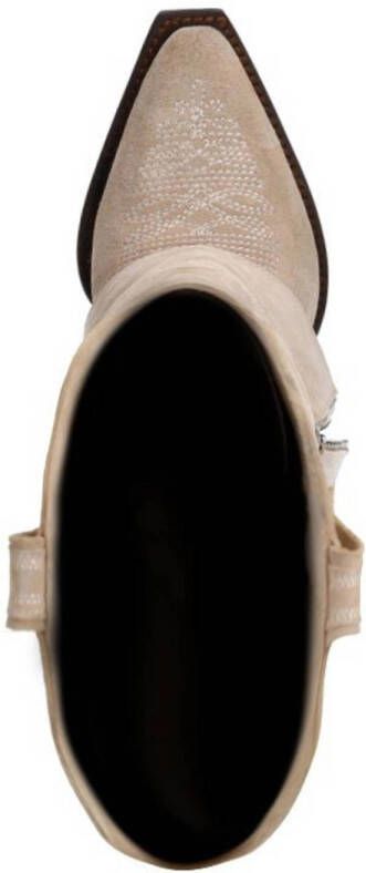 Sacha suède cowboylaarzen beige