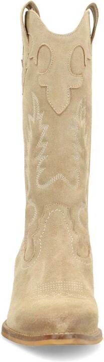 Sacha suède cowboylaarzen beige