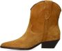 Sacha Dames Taupe suède western enkellaarsjes - Thumbnail 3