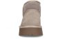 Sacha Dames Beige suède enkelboots met plateau zool - Thumbnail 3