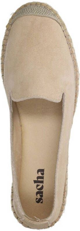 Sacha suède espadrilles beige