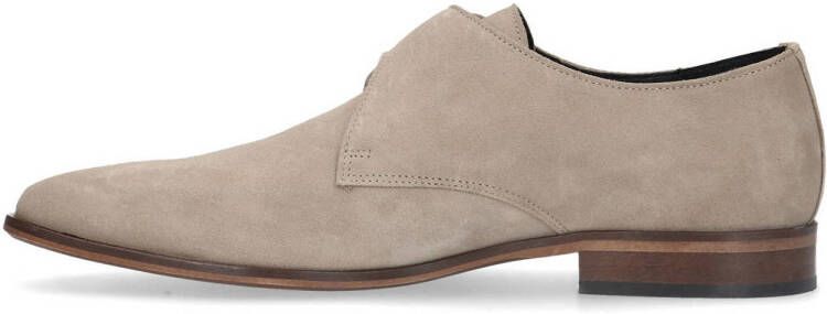 Sacha suède gespschoenen beige