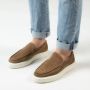 Sacha Heren Camel loafers met witte zool - Thumbnail 3