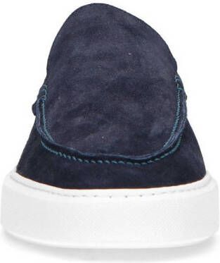 Sacha suède loafers donkerblauw