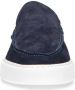 Sacha Heren Donkerblauwe loafers met witte zool - Thumbnail 3