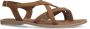 Sacha Dames Cognac sandalen met gekruiste bandjes - Thumbnail 3