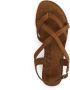 Sacha Dames Cognac sandalen met gekruiste bandjes - Thumbnail 4