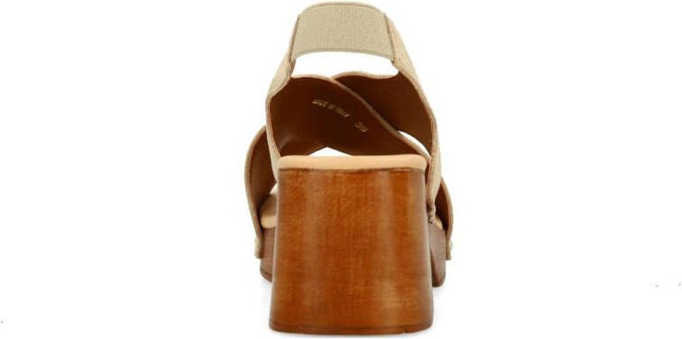 Sacha suède sandalettes beige