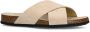 Sacha Dames Beige suède slippers - Thumbnail 3
