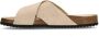 Sacha Dames Beige suède slippers - Thumbnail 4
