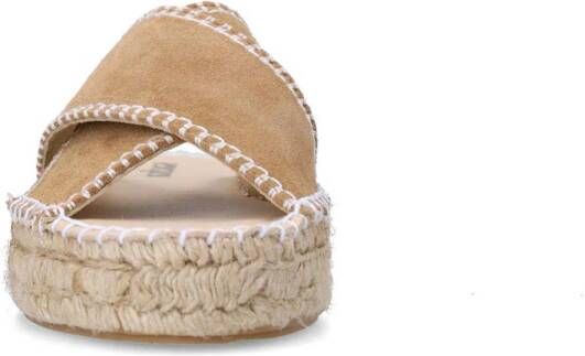 Sacha suède slippers beige