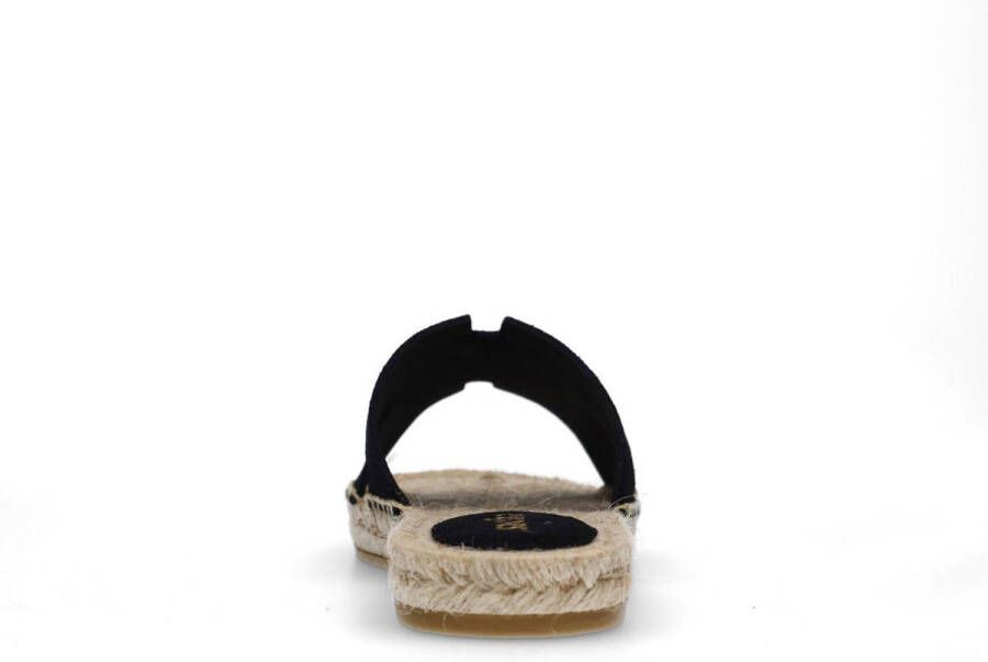 Sacha suède slippers zwart