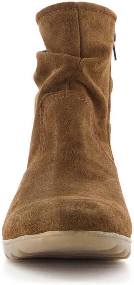 Scapino Hush Puppies suède enkellaarzen bruin