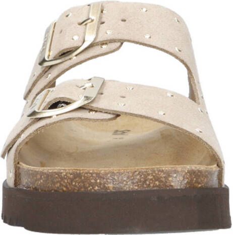 Scholl Beatriz suède slippers taupe