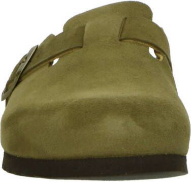 Scholl Fae suède clogs kaki