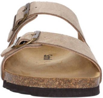 Scholl Julien slippers donker beige