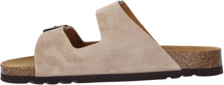 Scholl Julien slippers donker beige