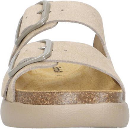 Scholl Noelle Chunky suède slippers beige