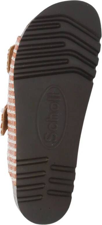 Scholl Noelle slippers oranje wit