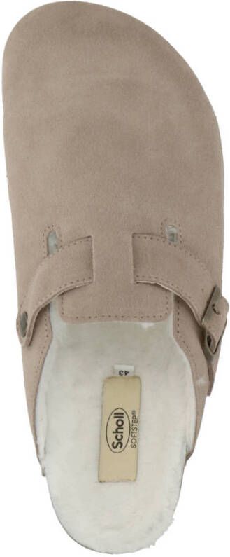 Scholl Olivier suède clogs beige