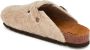 Scholl FAE NEW Synthetic shearling Womens Taupe FALSO Clogs Taupe - Thumbnail 4