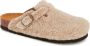 Scholl FAE NEW Synthetic shearling Womens Taupe FALSO Clogs Taupe - Thumbnail 5