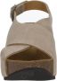 Scholl YVONNE Sue-W Dames Sandalen Dark Beige - Thumbnail 4