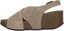 Scholl YVONNE Sue-W Dames Sandalen Dark Beige - Thumbnail 5